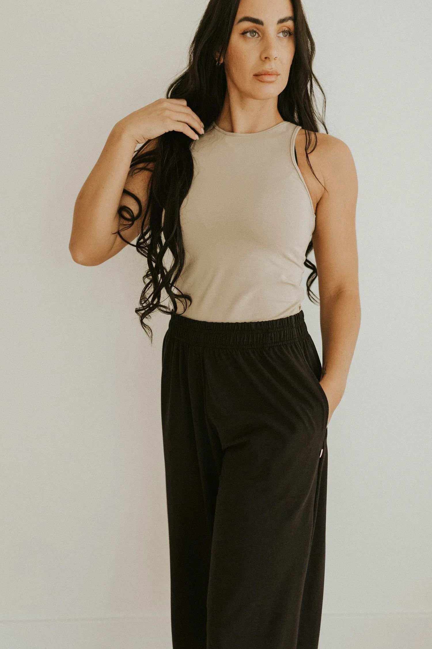 Ladies High Neck Tank