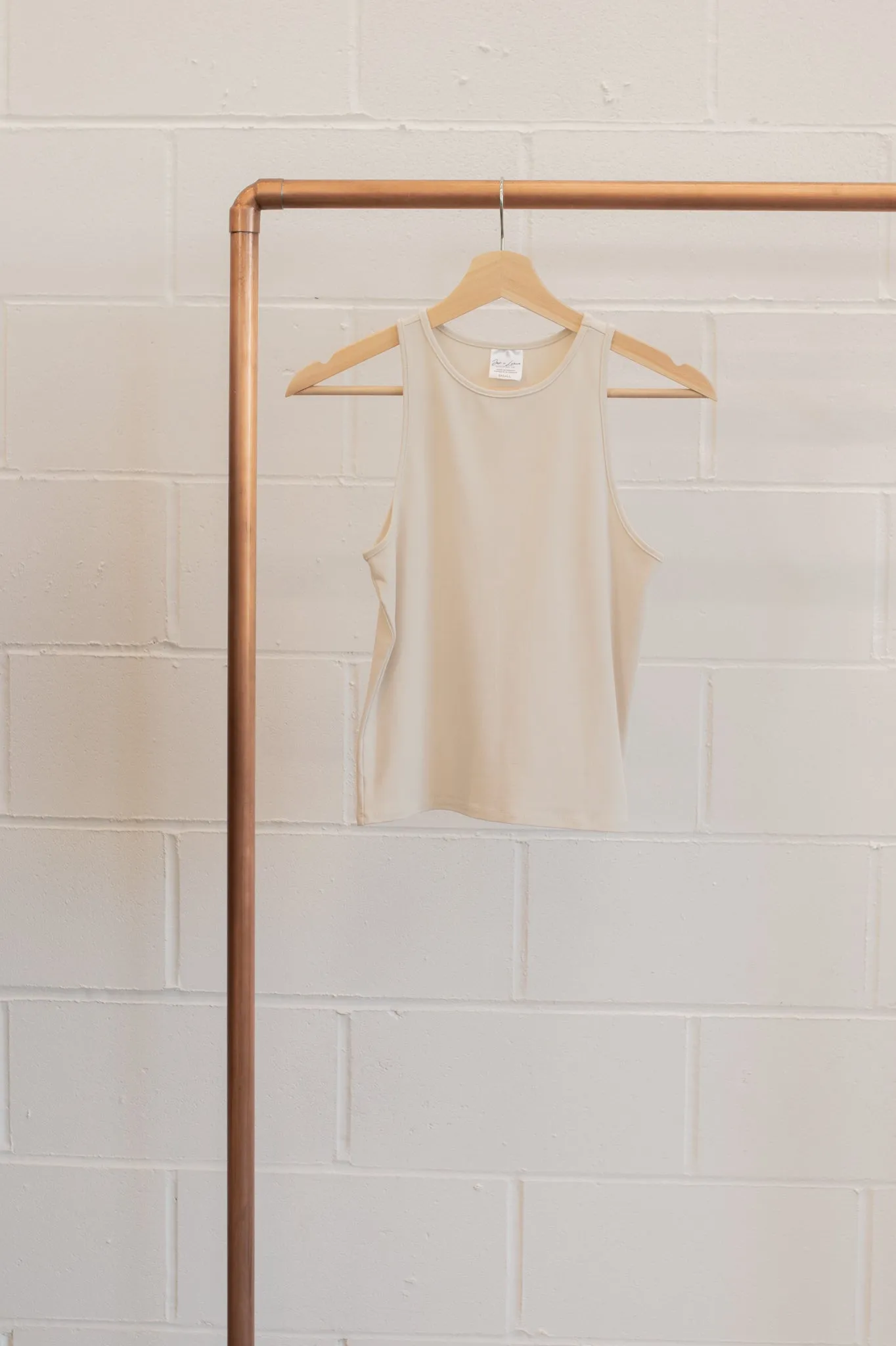 Ladies High Neck Tank