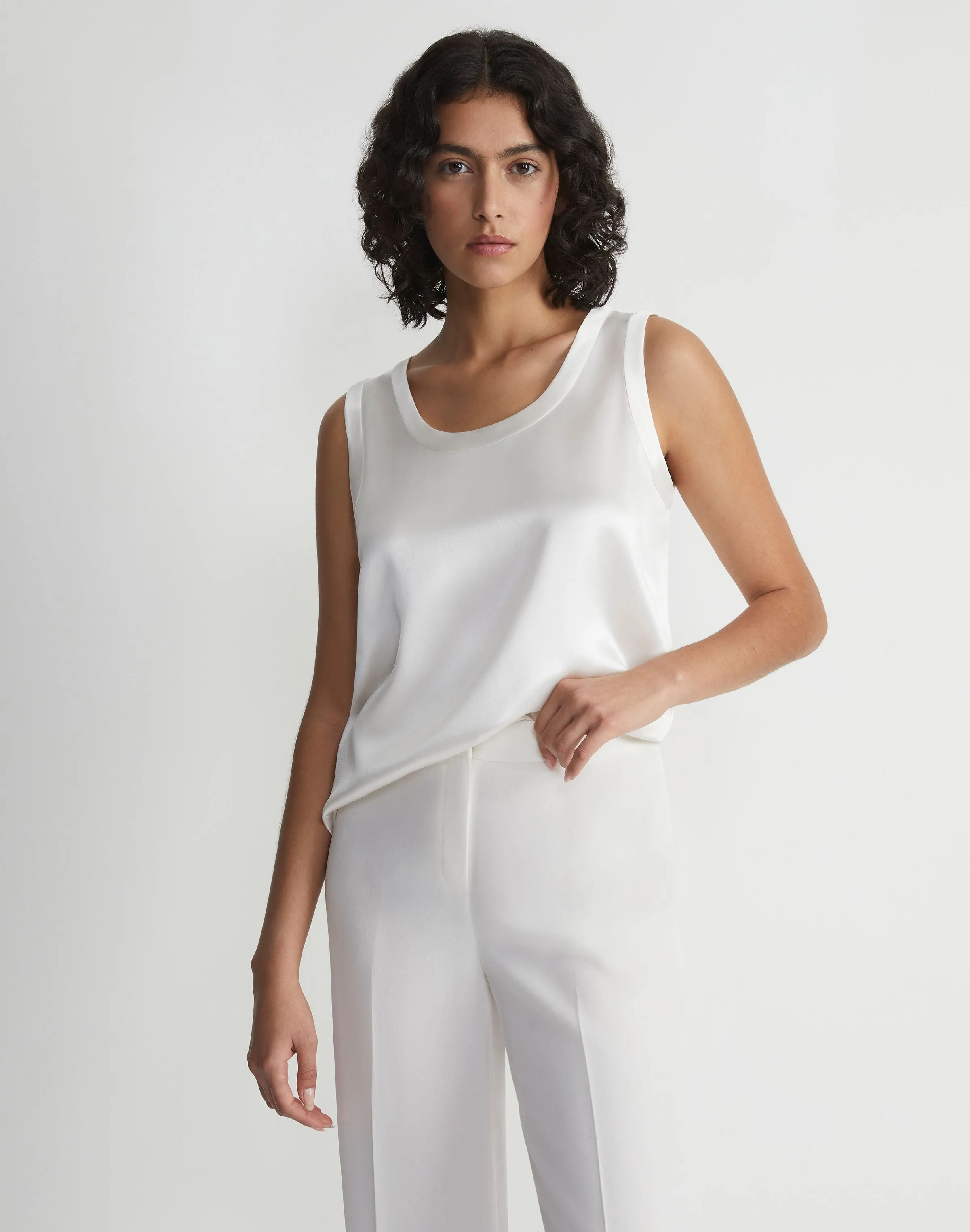 Lafayette 148 Reversible Perla Blouse (More Colors)