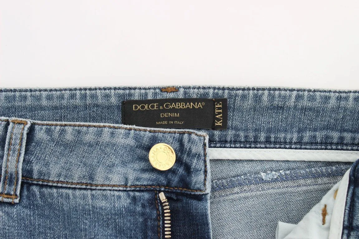 Light Blue Jeans Slim Skinny Jeans