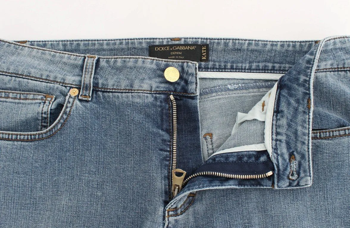 Light Blue Jeans Slim Skinny Jeans