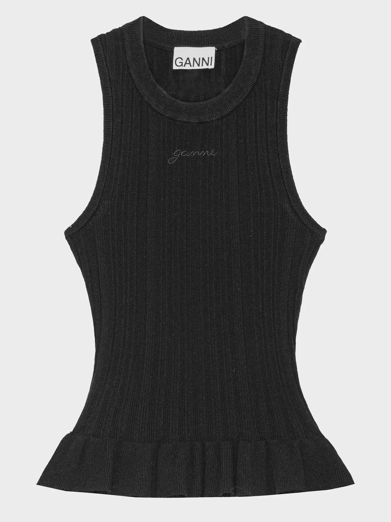 Light Viscose Rib Tank Top