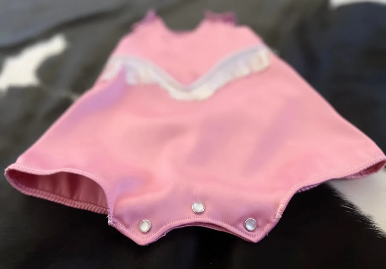 Little Darlin’ Baby to Toddler Western Pearl Snap Romper