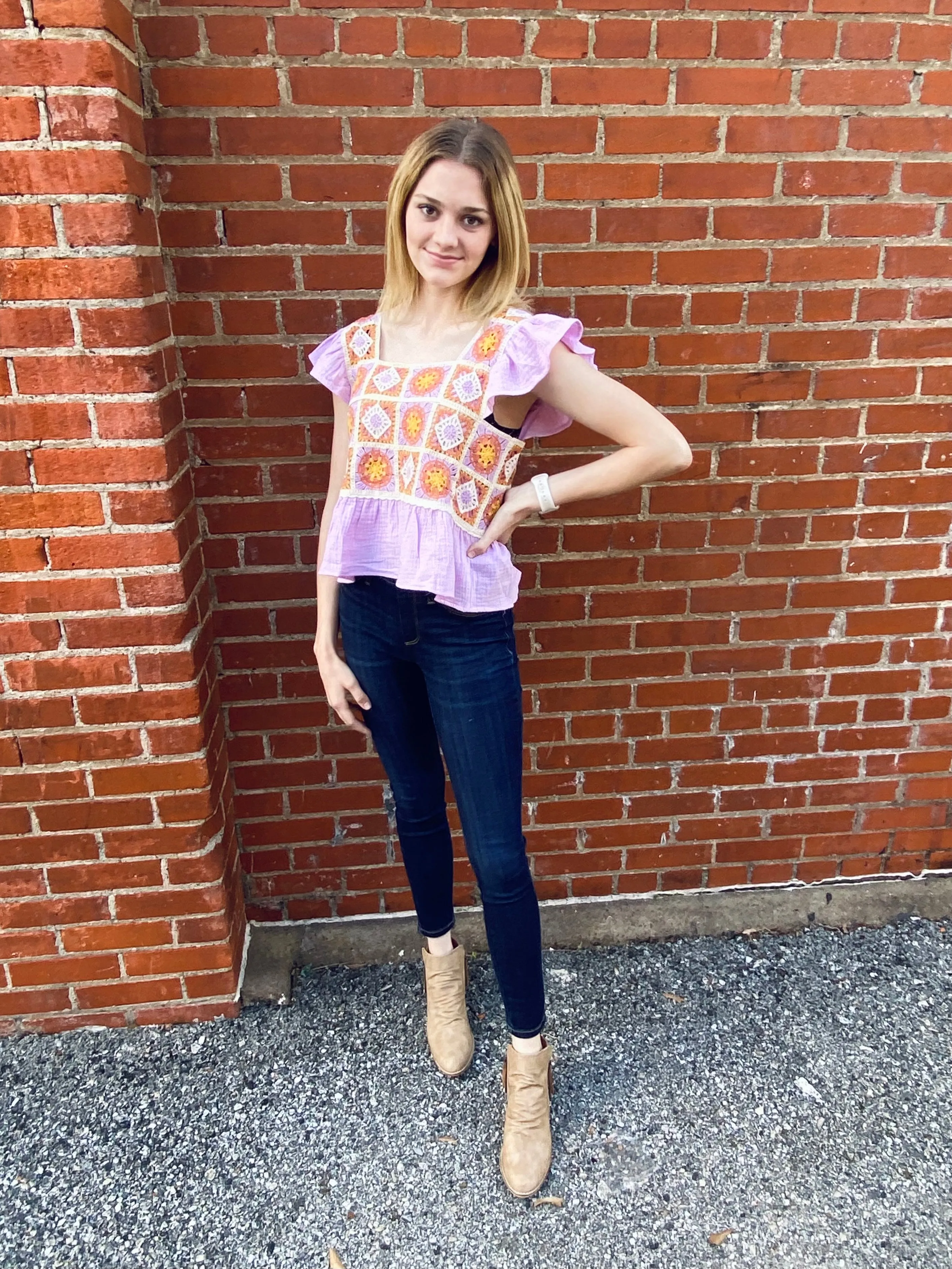 Made with Love Top: Lilac