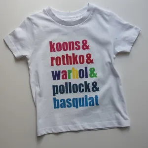MALE ARTIST MATES - (NO NECK LOGO) Short Sleeve Toddler   Youth T Shirt
