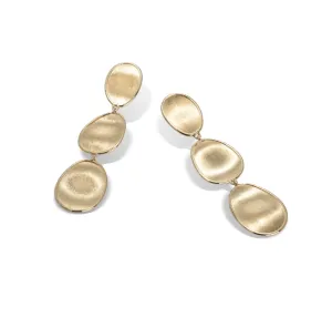 Marco Bicego 18K Yellow Gold Lunaria 3 Drop Earrings