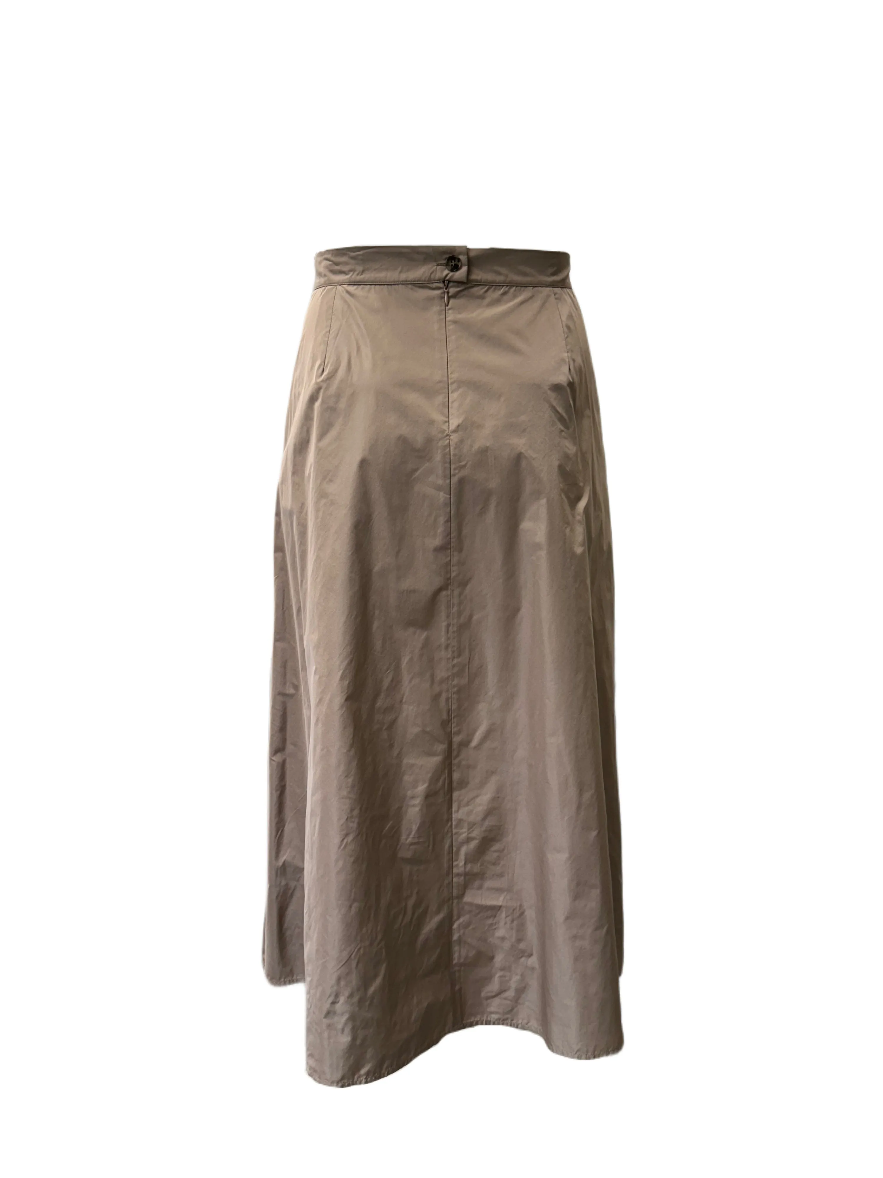 Marina Rinaldi Women's Beige Candela Straight Skirt NWT