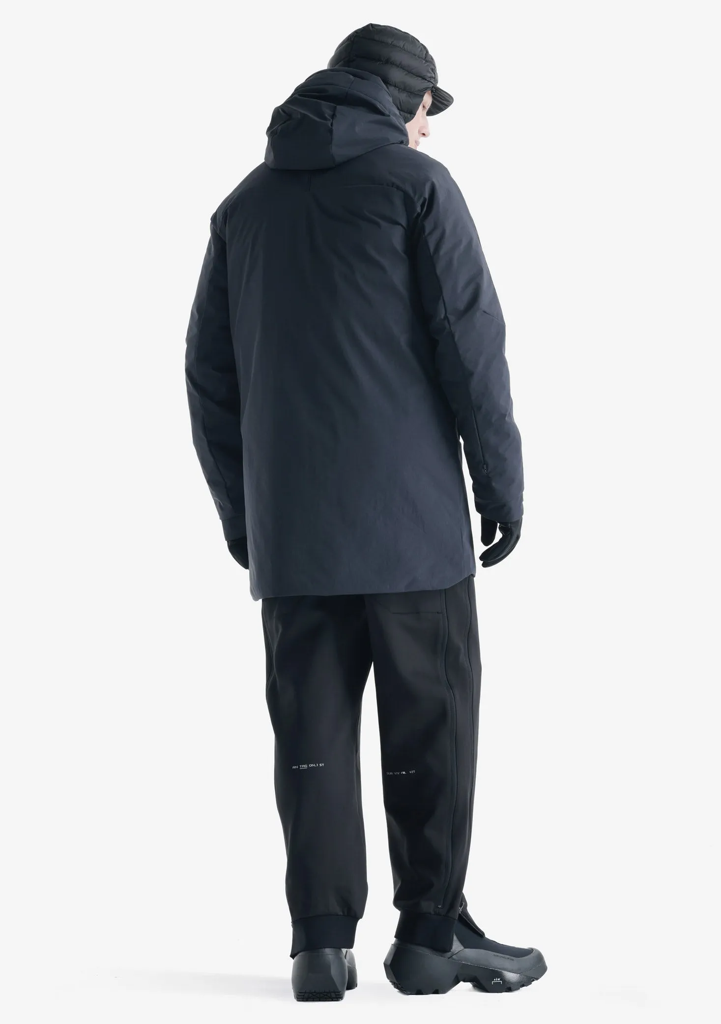 MASARU Removable Hood Trench Coat Qm484