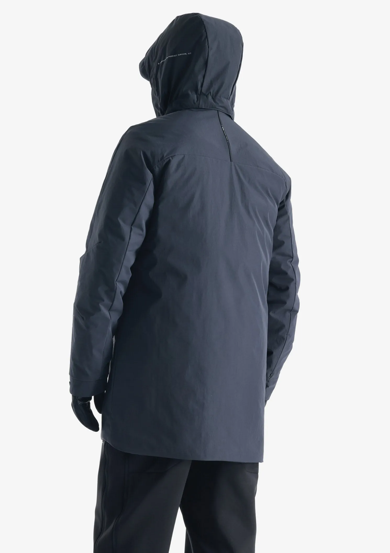 MASARU Removable Hood Trench Coat Qm484