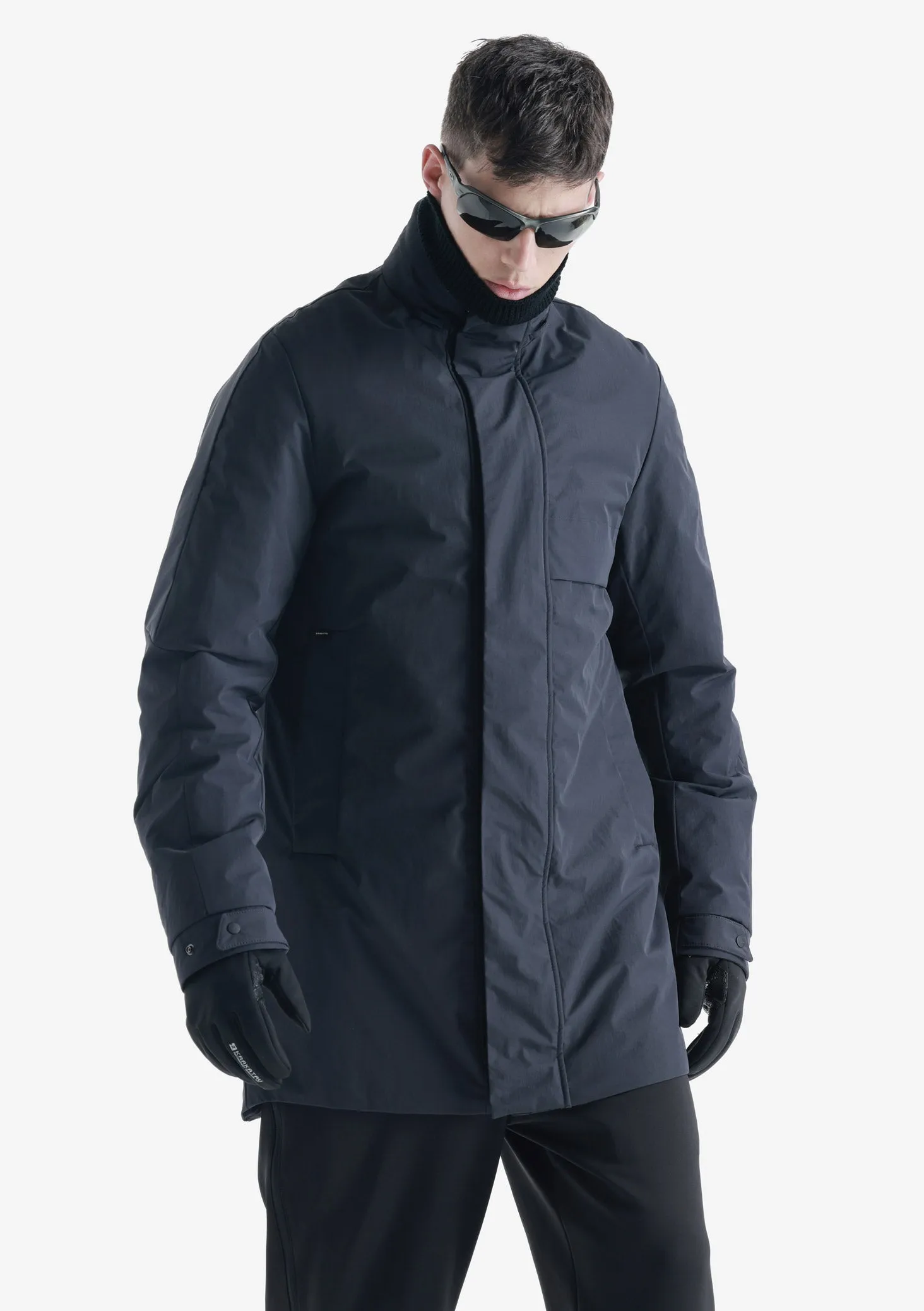 MASARU Removable Hood Trench Coat Qm484