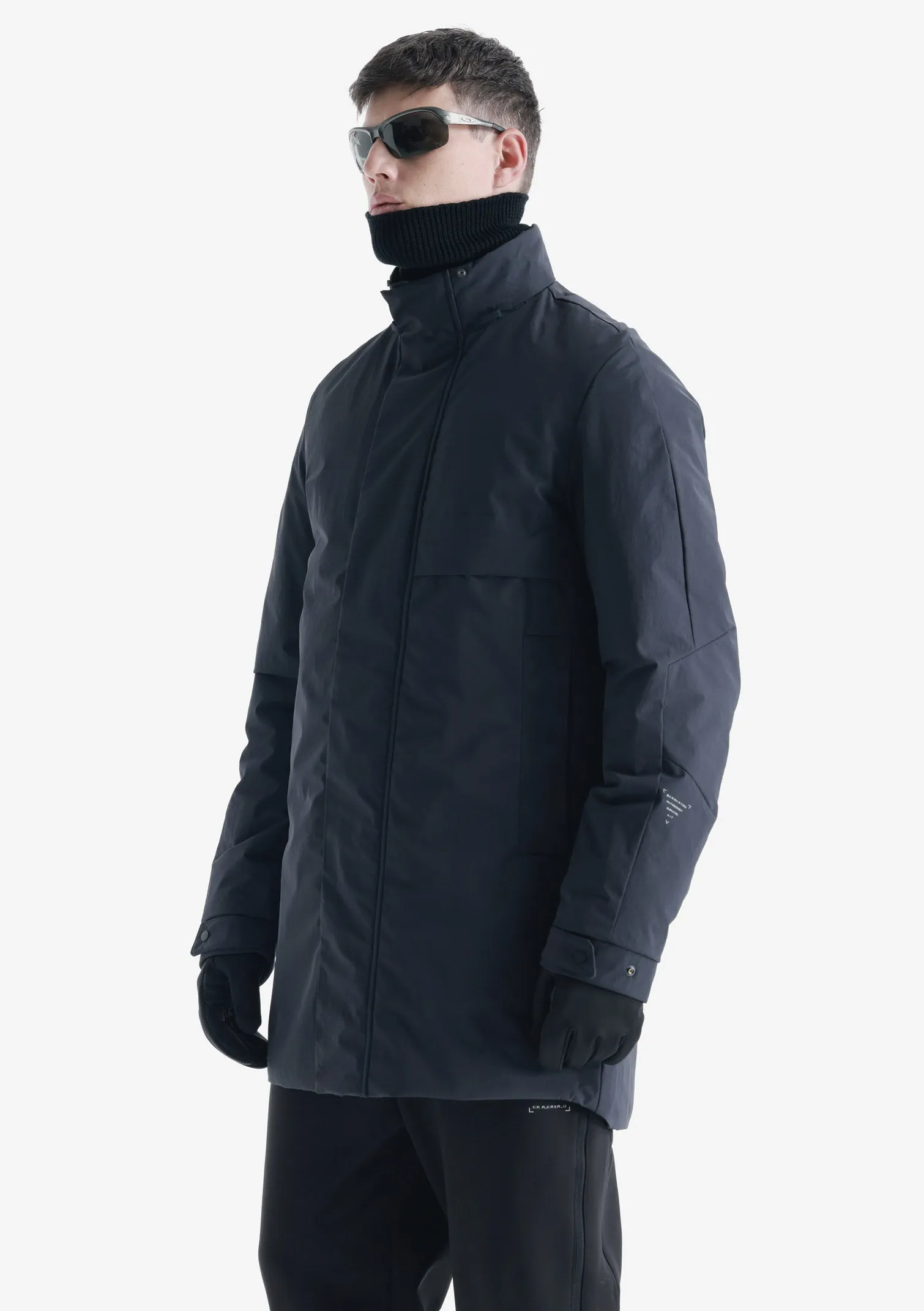 MASARU Removable Hood Trench Coat Qm484