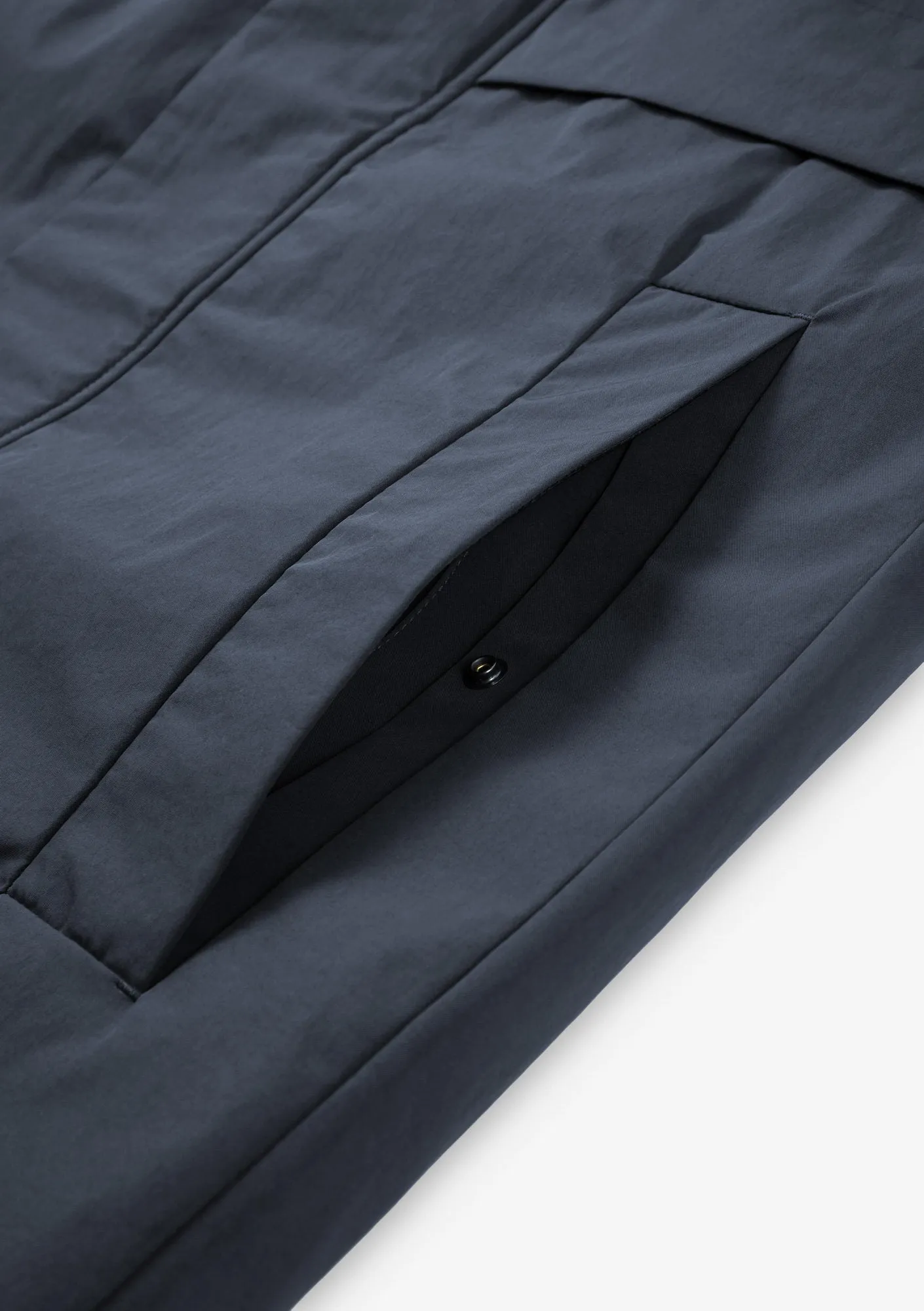 MASARU Removable Hood Trench Coat Qm484
