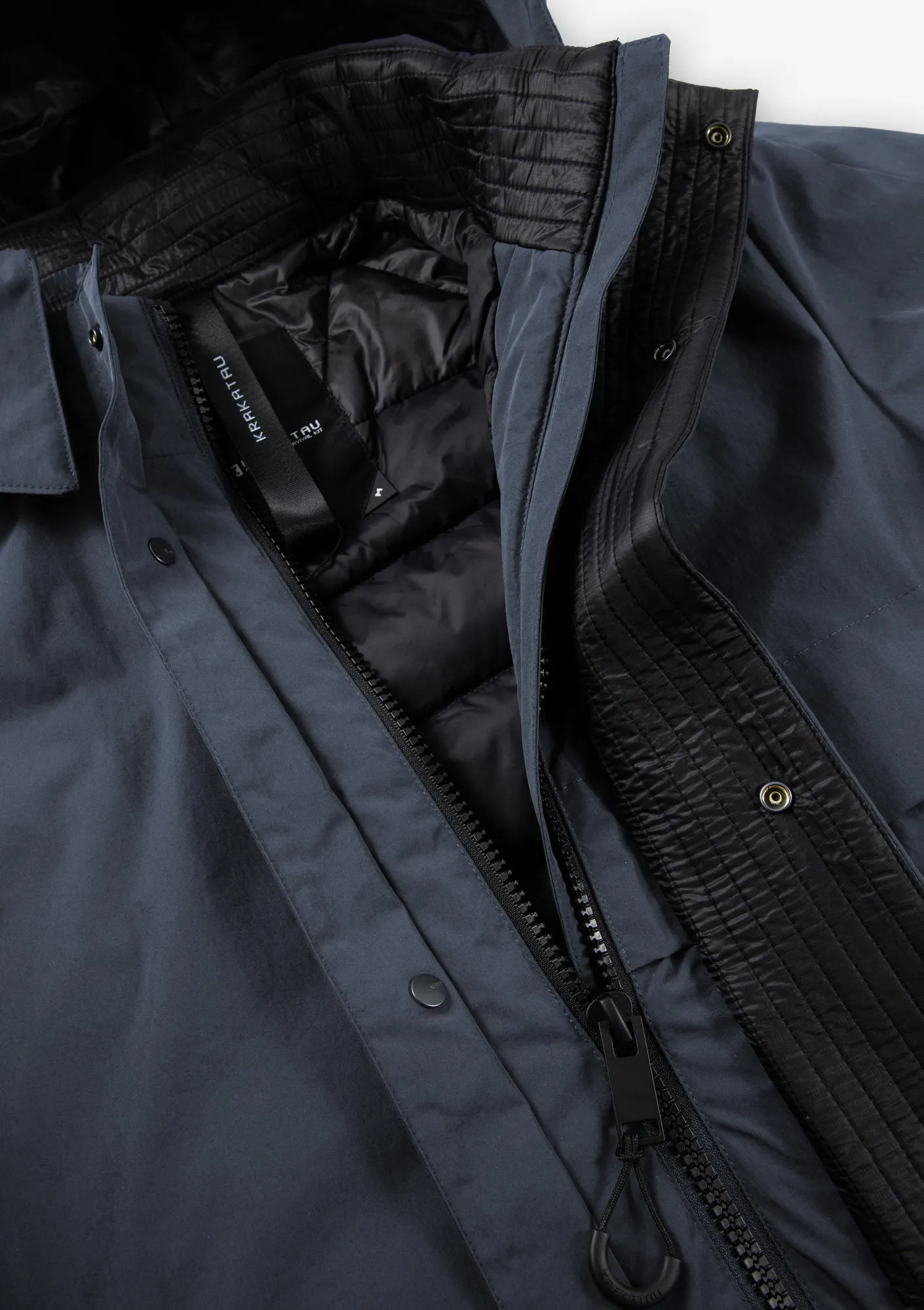 MASARU Removable Hood Trench Coat Qm484
