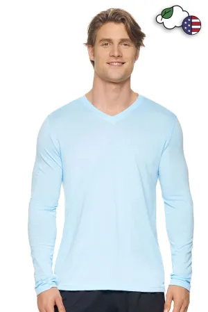 MC917 MoCA™ V-Neck Long Sleeve Tee
