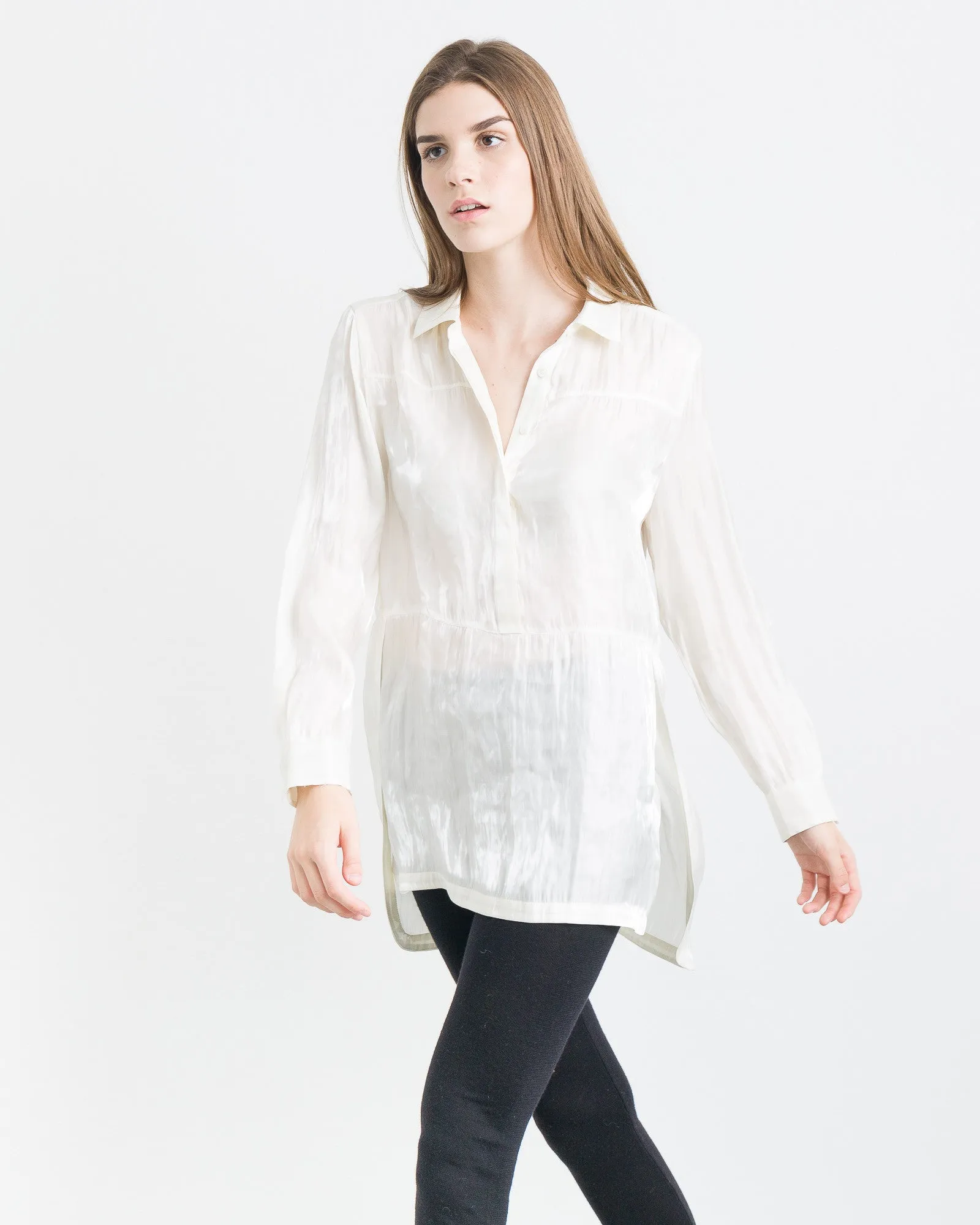 Megan Holographic Tunic