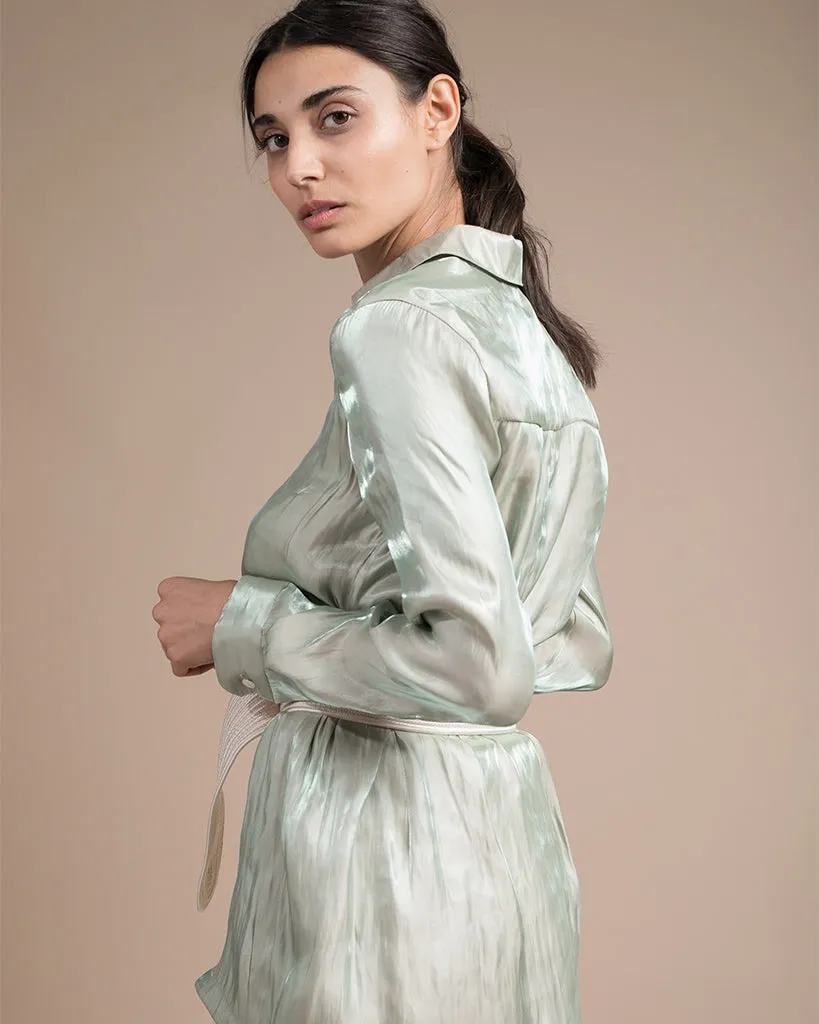 Megan Holographic Tunic
