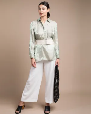 Megan Holographic Tunic