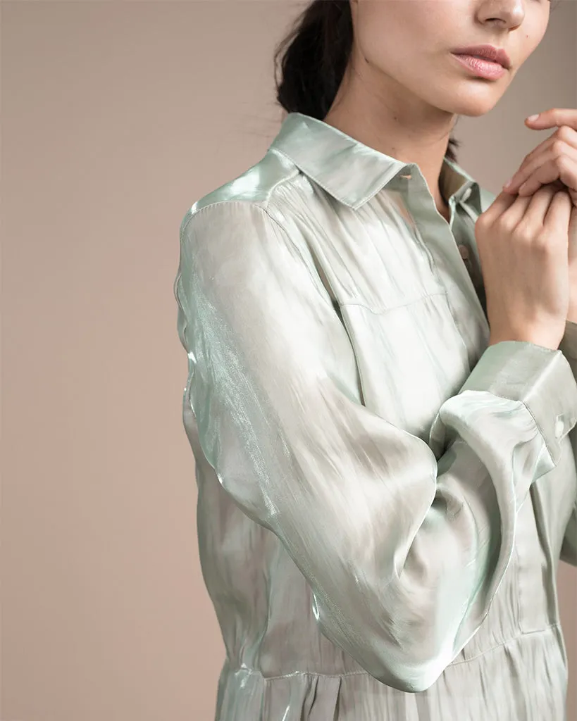 Megan Holographic Tunic
