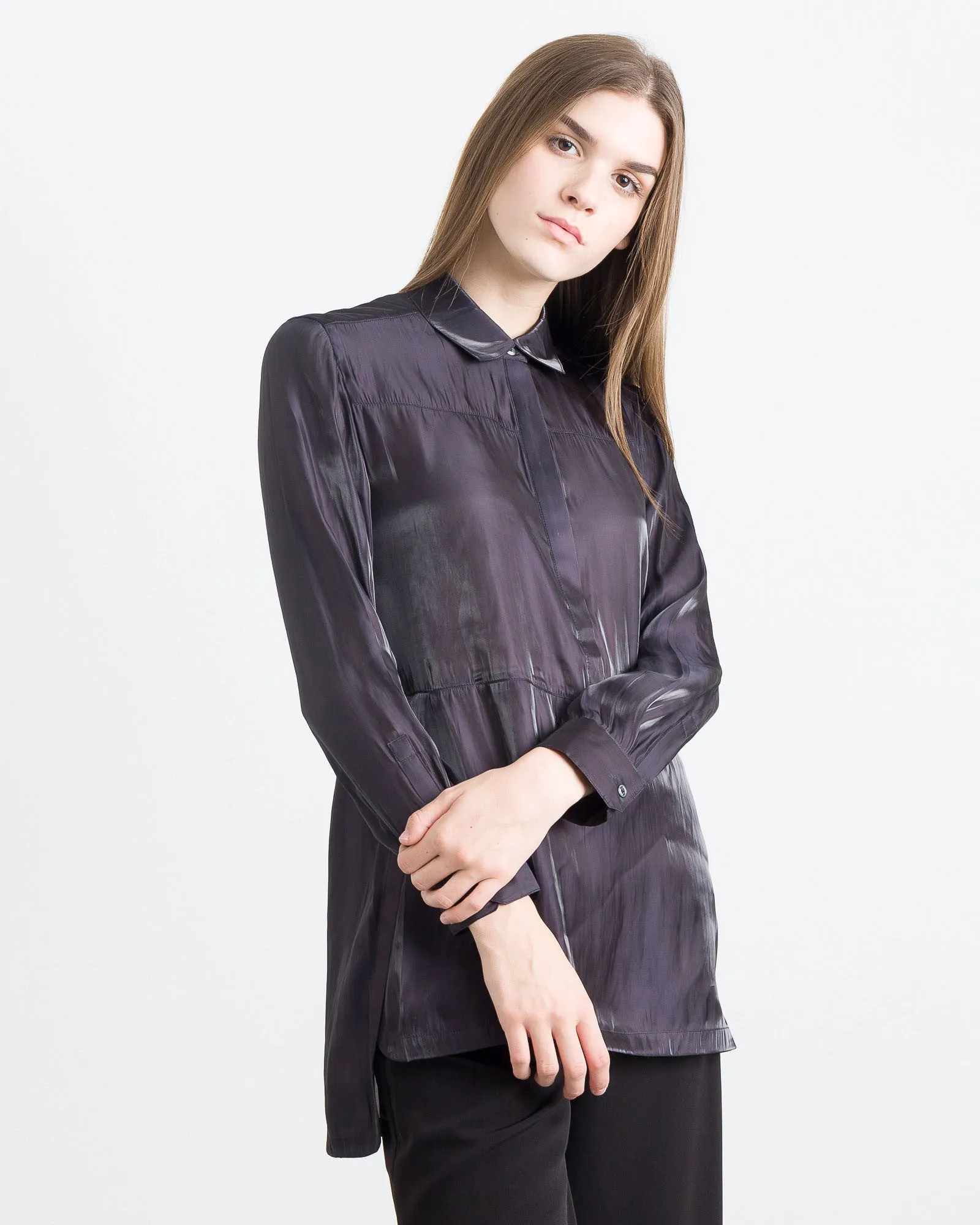 Megan Holographic Tunic