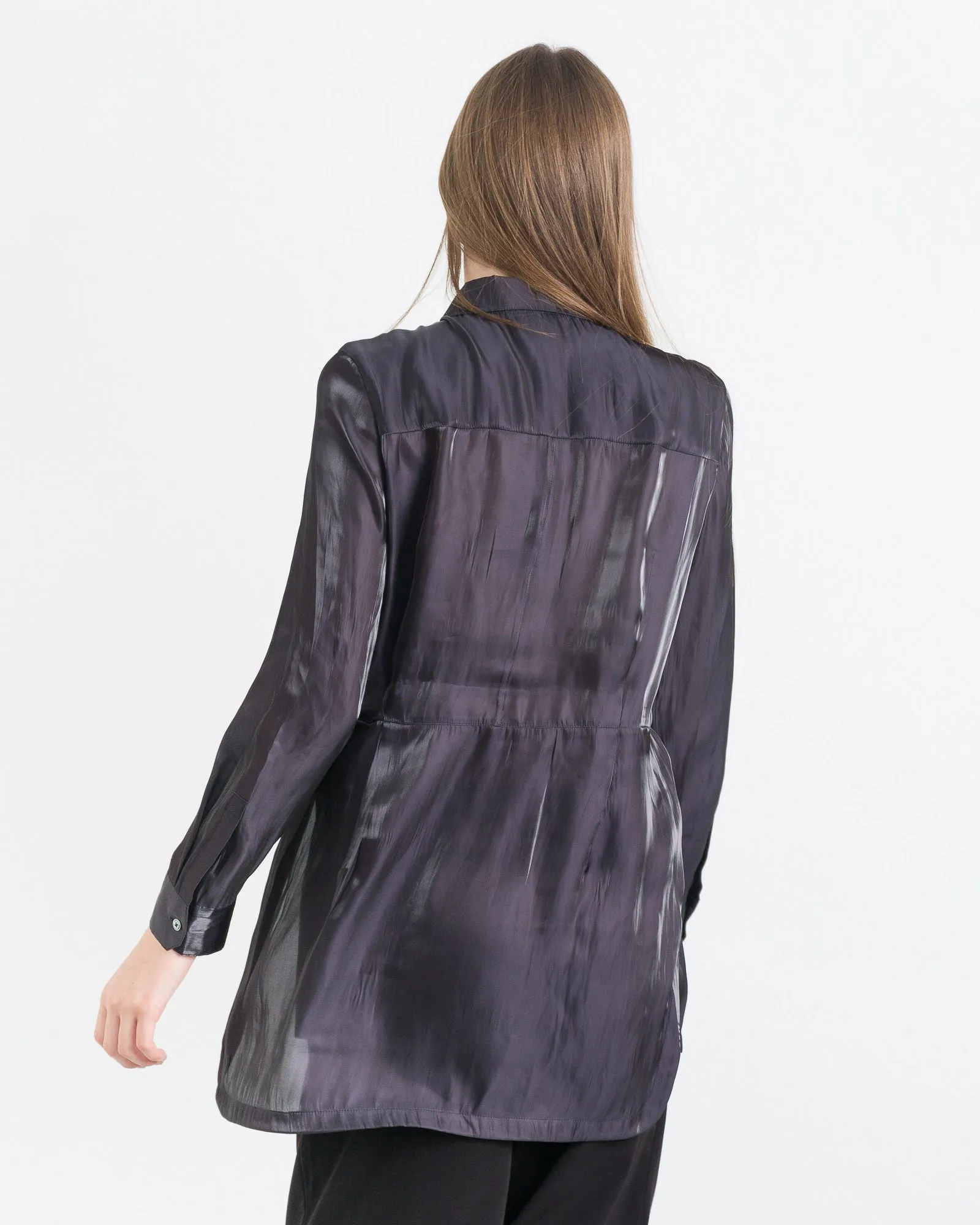 Megan Holographic Tunic