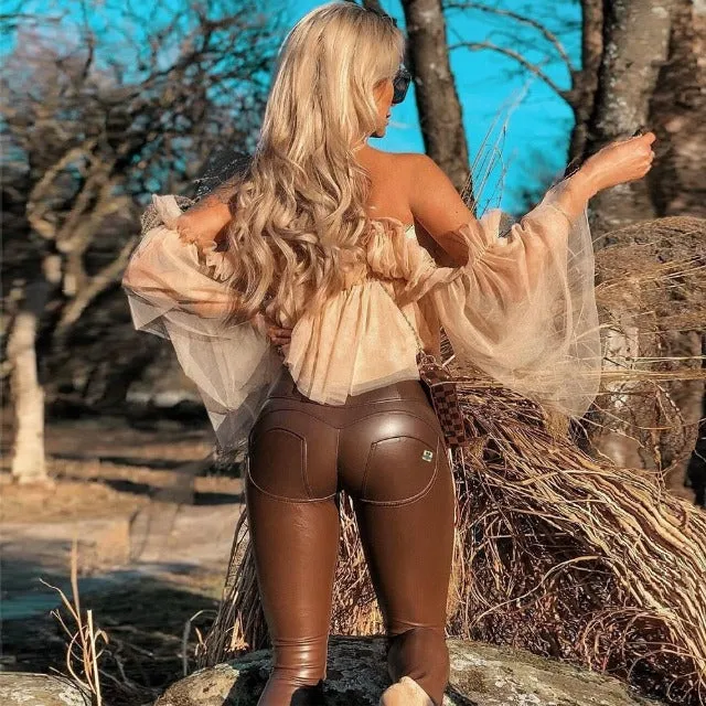 Melody Vintage Leather Pants