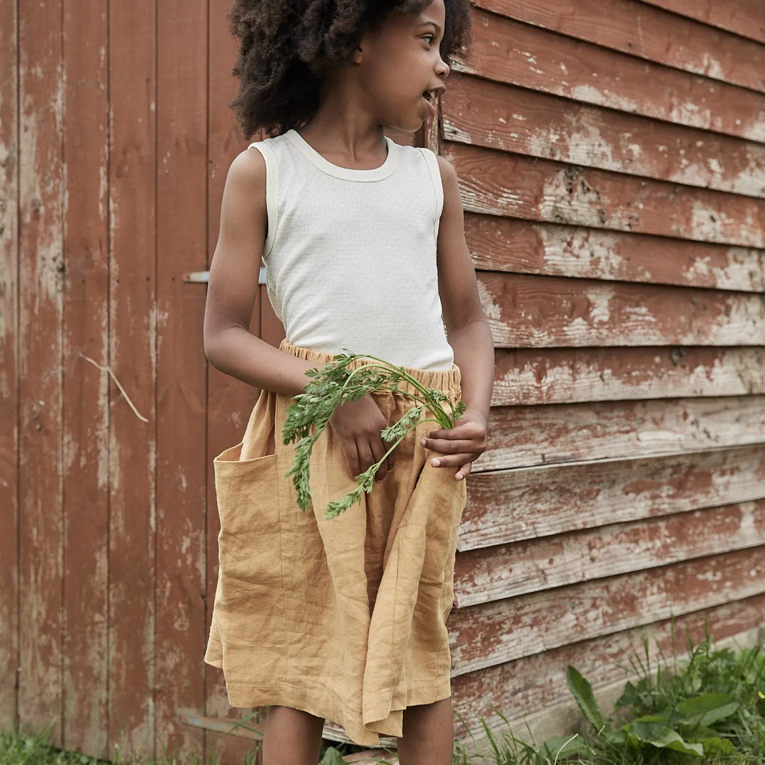 Merino Wool/Silk Pointelle Vest - Pearl