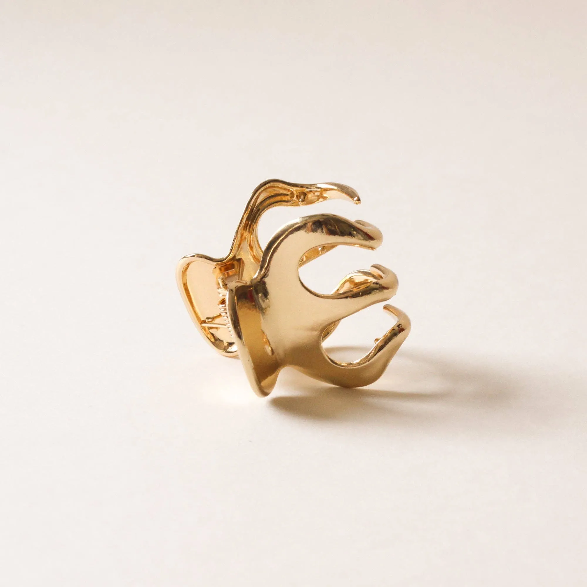 Metal Hair Claw Clip | Gold