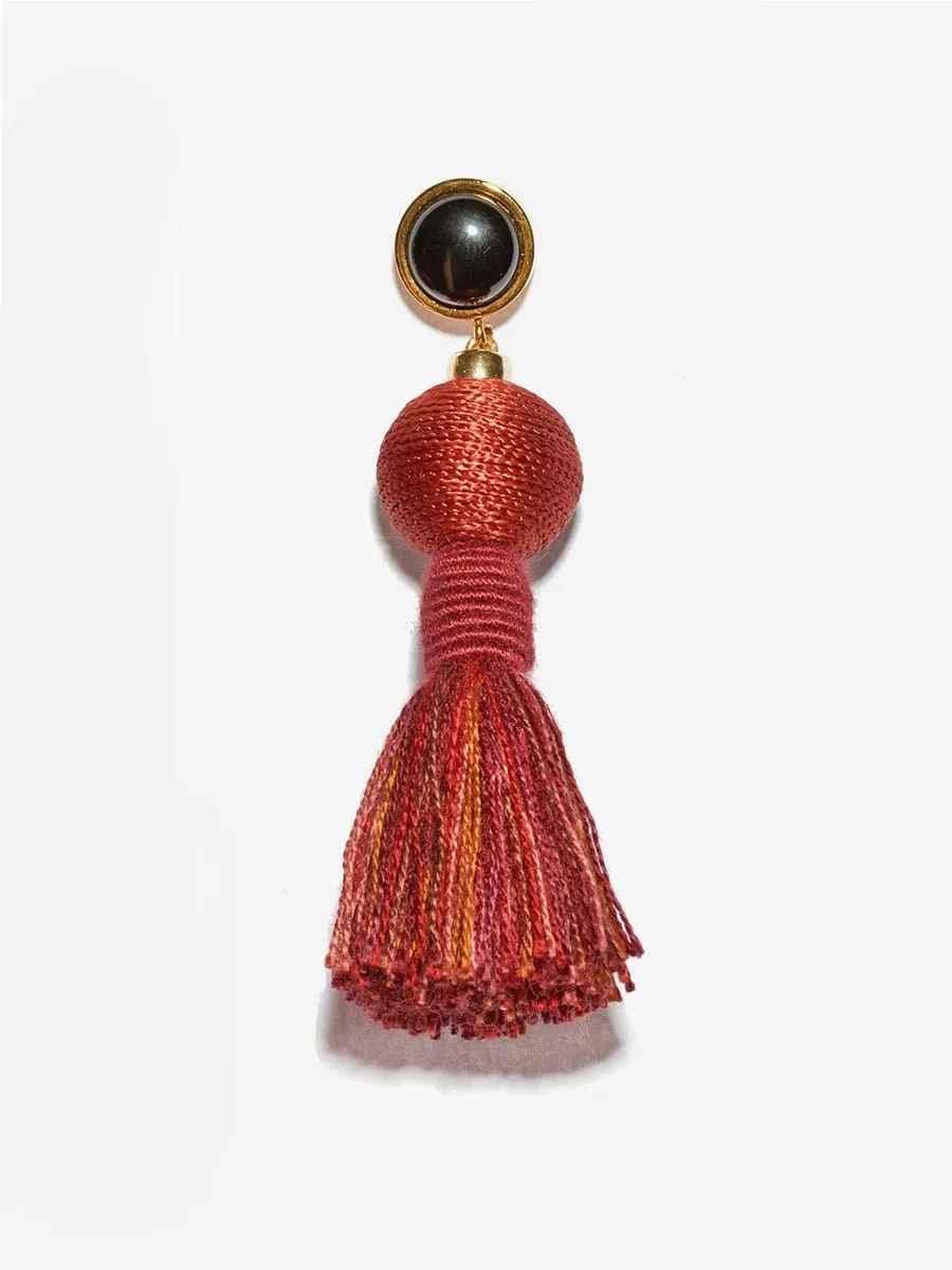 modern craft earrings - cinnamon