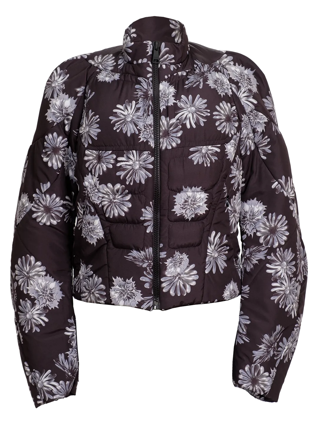 Muscle Floral Print Puffer
