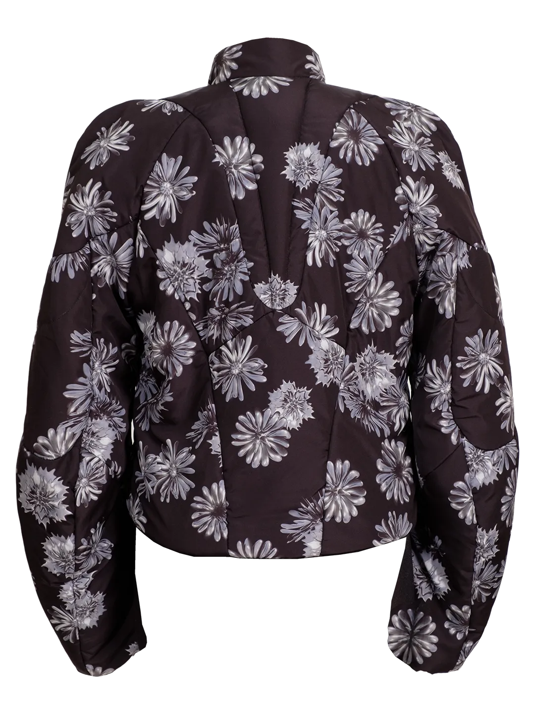Muscle Floral Print Puffer