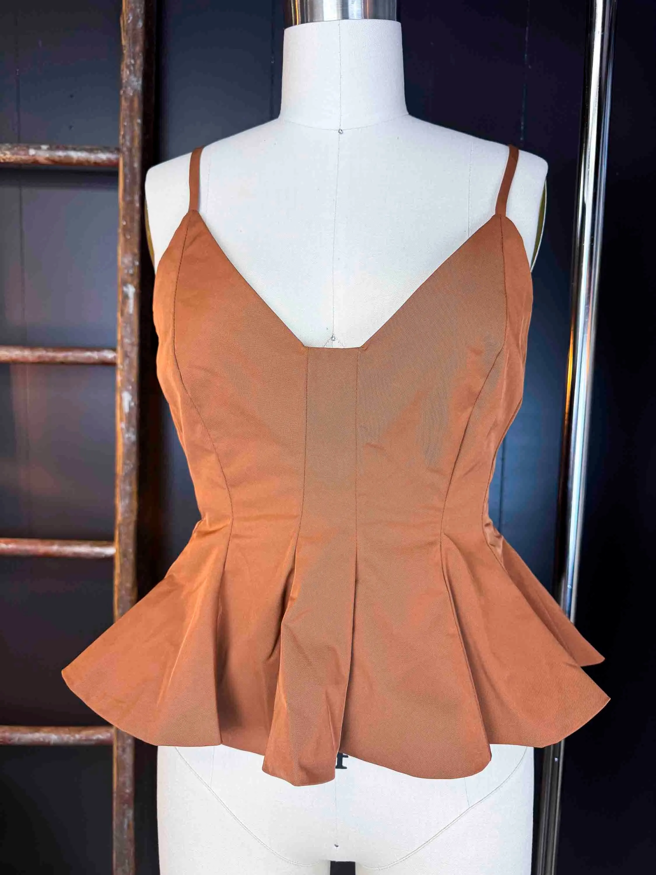 New Peplum Cami Top