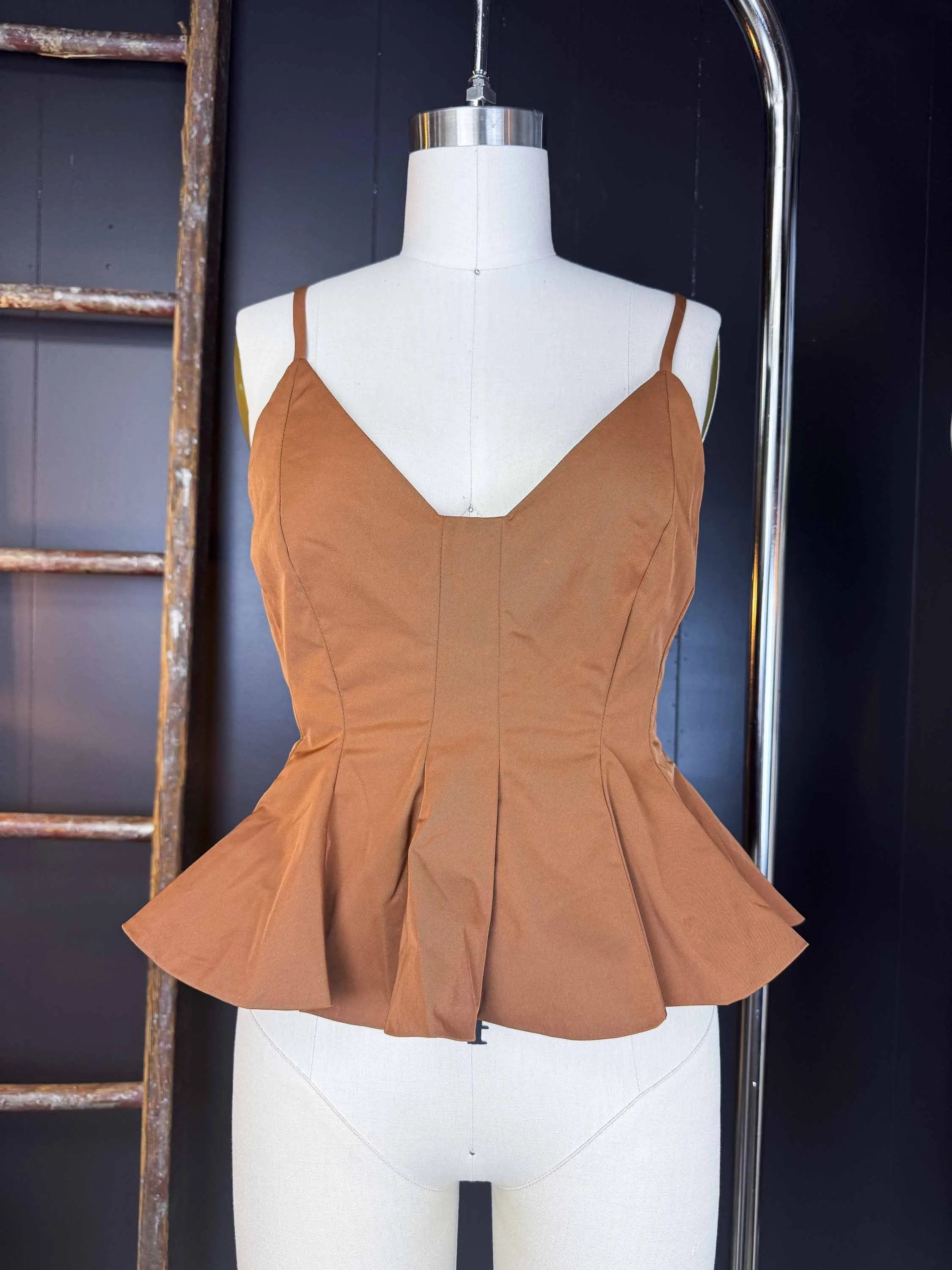 New Peplum Cami Top