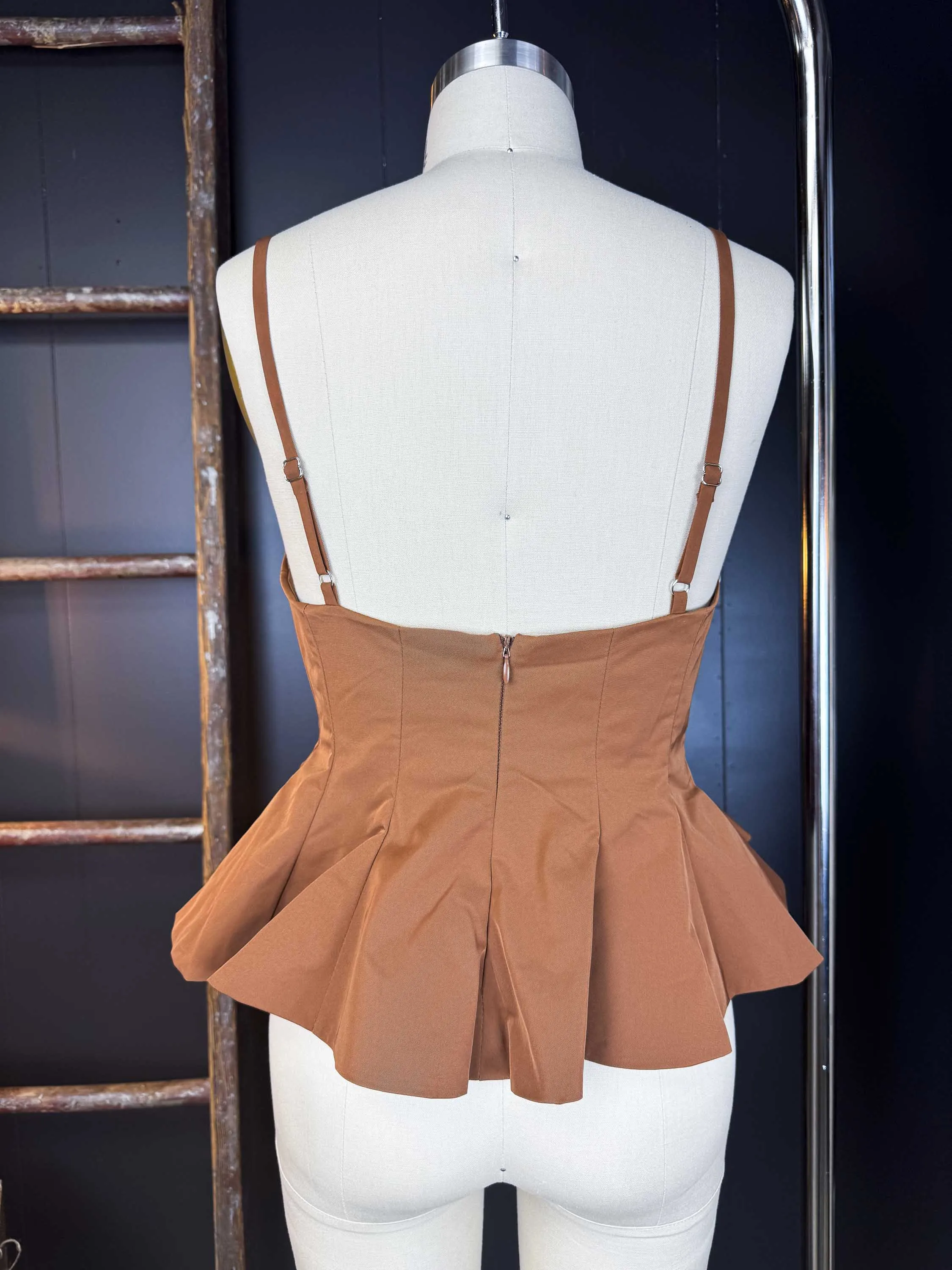 New Peplum Cami Top