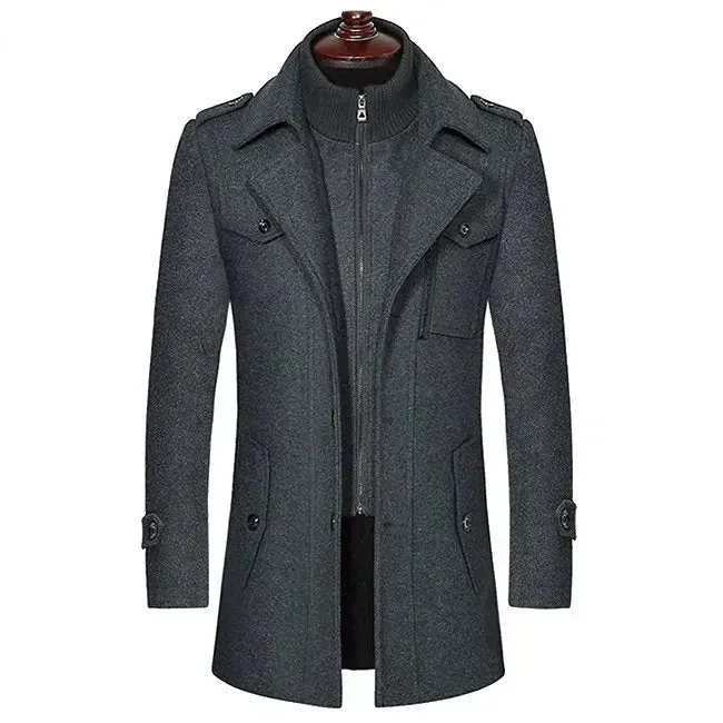 Open-Collar Vincent Trench Coat