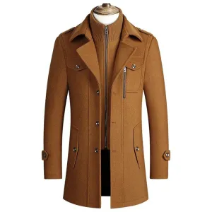 Open-Collar Vincent Trench Coat
