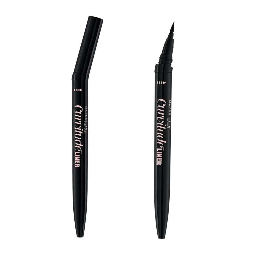 Pack of 2 Maybelline New York Curvitude Liquid Eyeliner, Black # 410