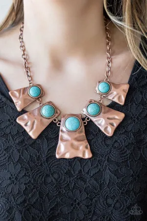 Paparazzi - Cougar Copper Necklace