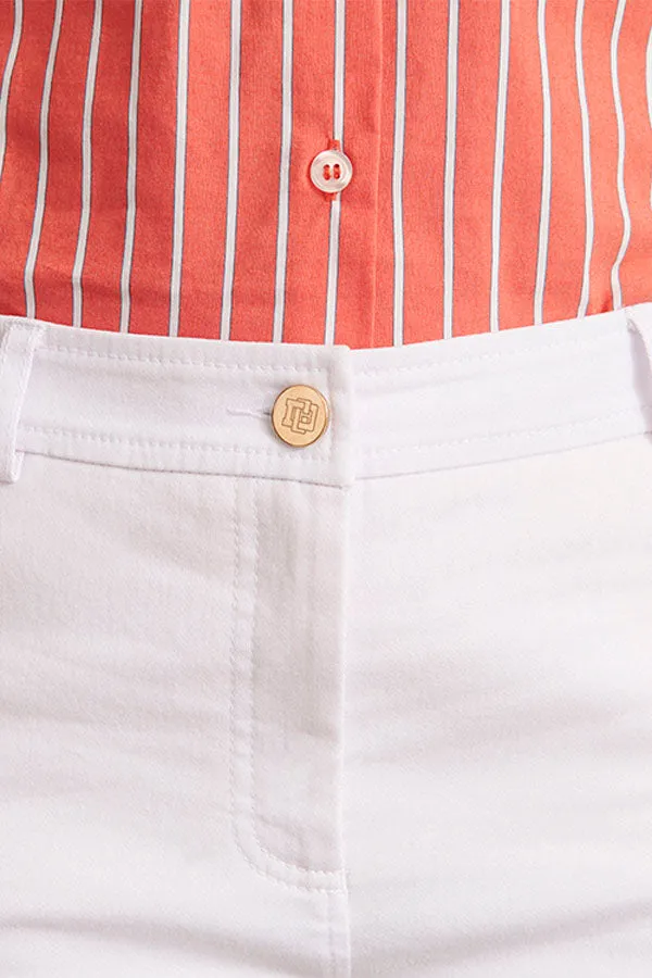 PAULO 11 WHITE 7/8 TROUSERS