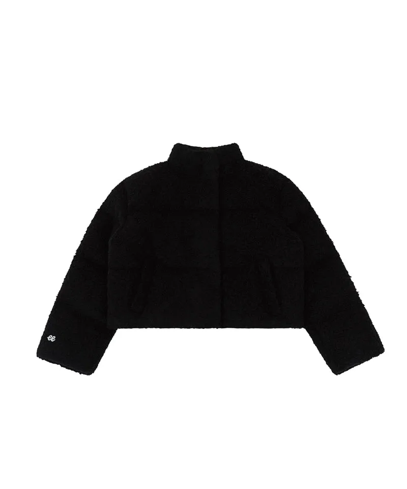 PIV'VEE Boucle Puffer Jacket - Ebony Black