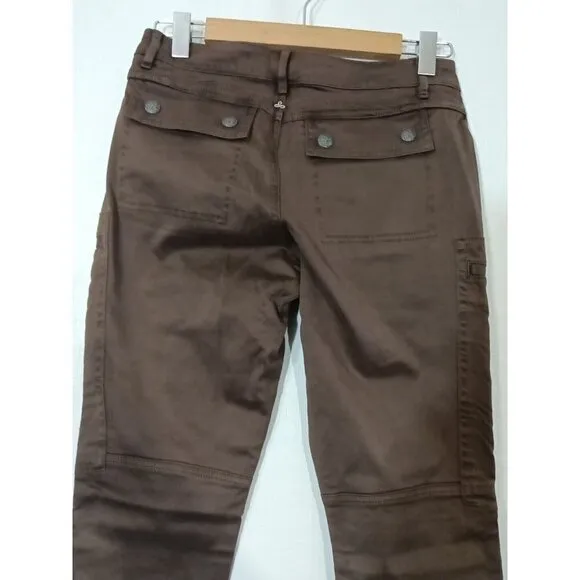 Prana Louisa Pants Size 4 Skinny Leg Cargo Pockets Mid Rise