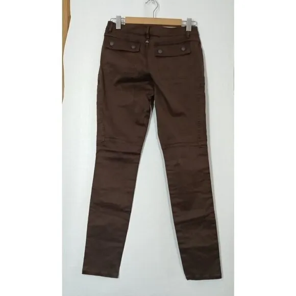 Prana Louisa Pants Size 4 Skinny Leg Cargo Pockets Mid Rise