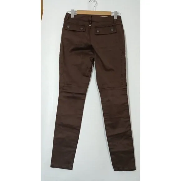 Prana Louisa Pants Size 4 Skinny Leg Cargo Pockets Mid Rise