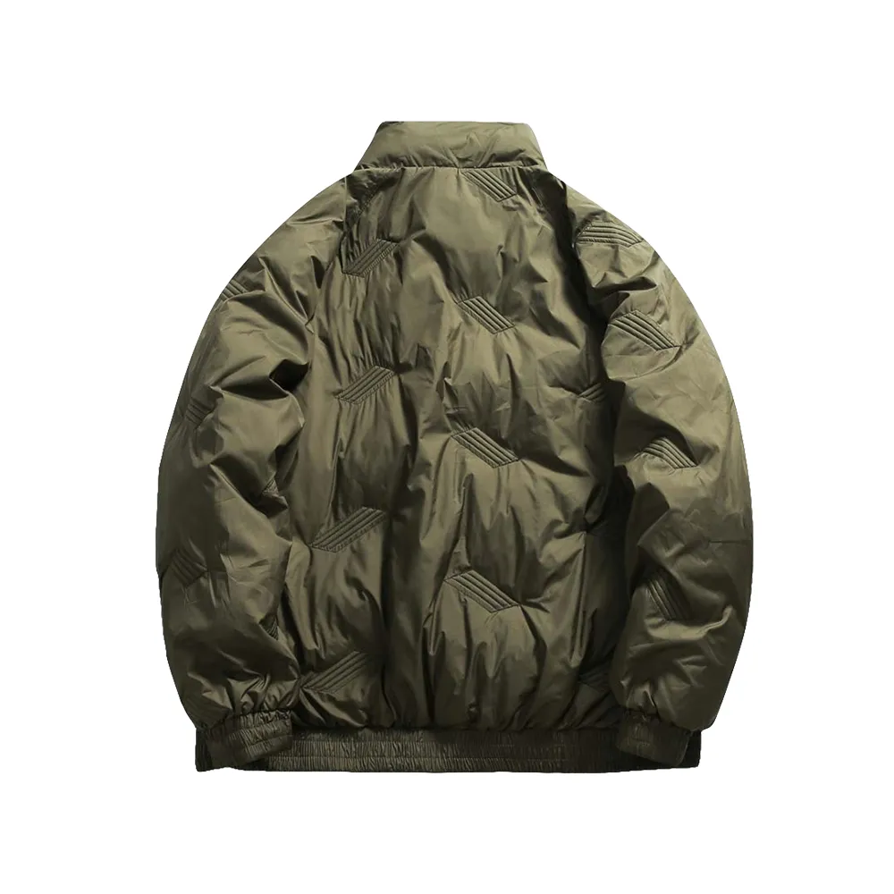 Pressed Line Printing Solid Color Coat