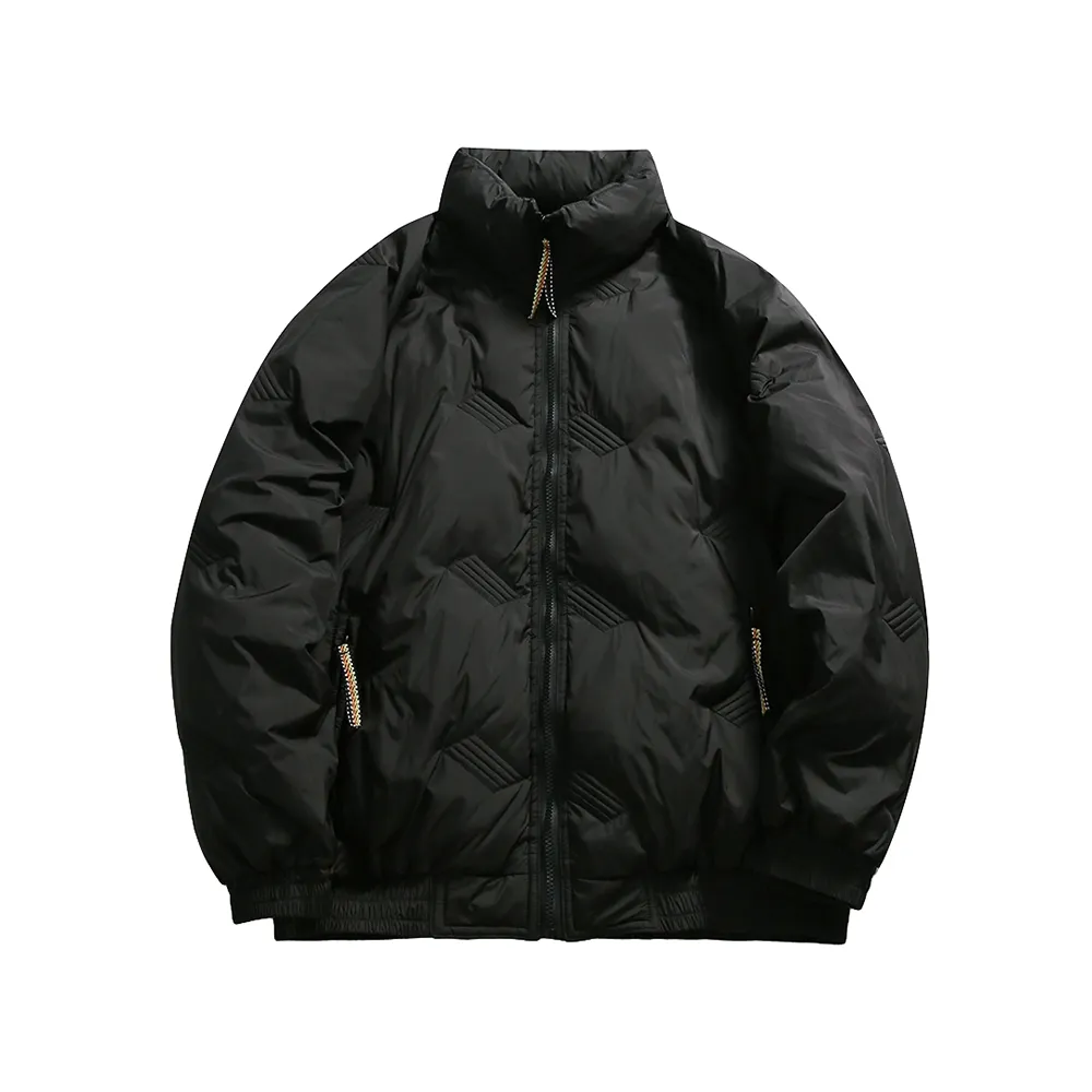 Pressed Line Printing Solid Color Coat