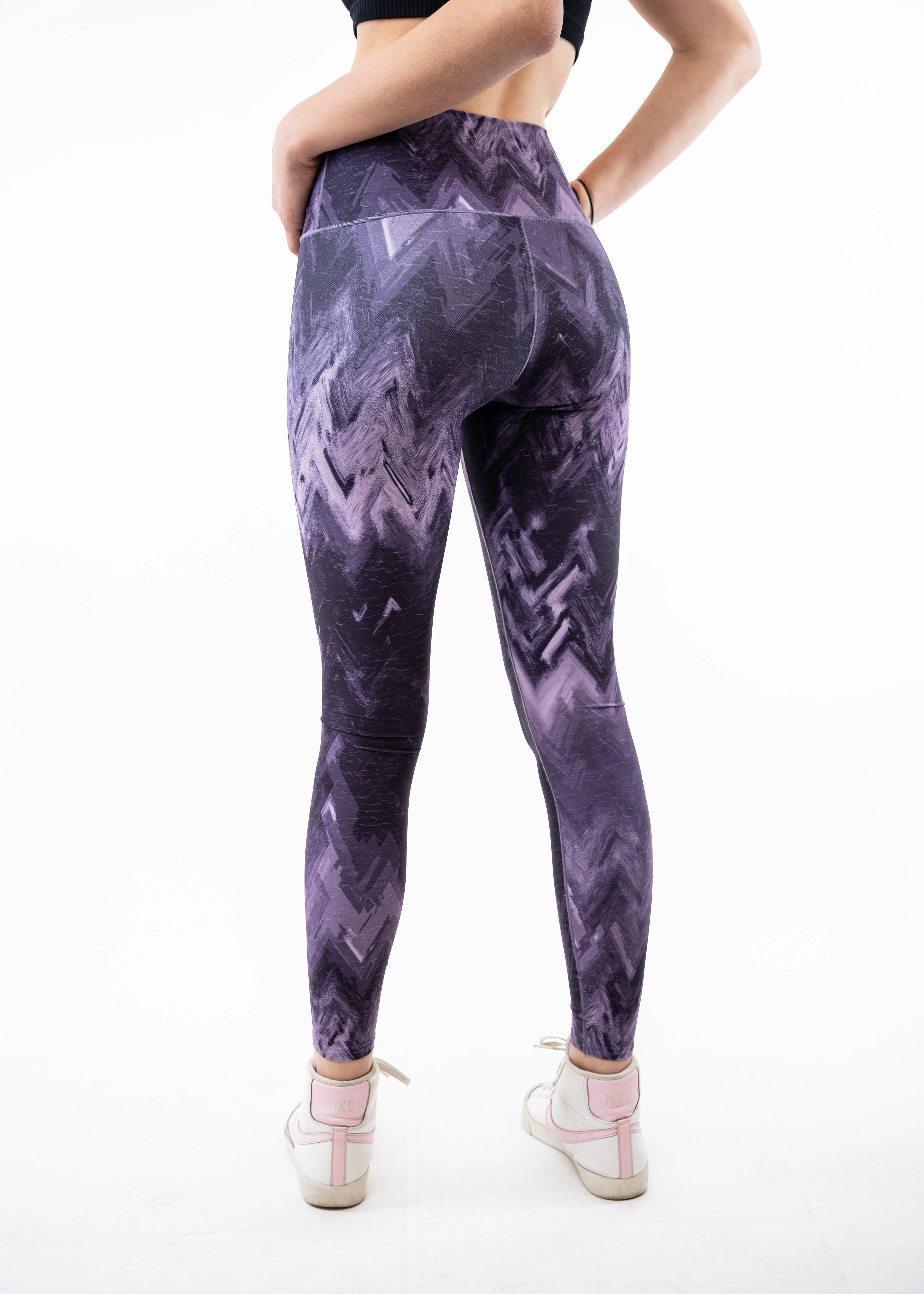 Purple Wave Yoga Pants