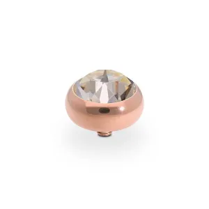 Qudo Sesto 10mm Rose Gold Topper - Silk