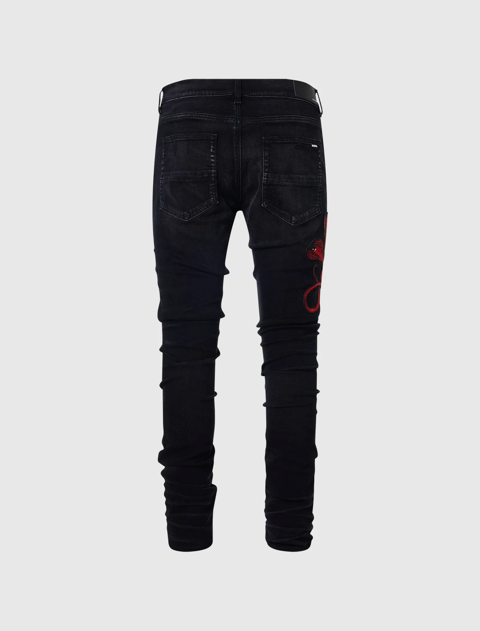 RED SNAKE THRASHER JEAN