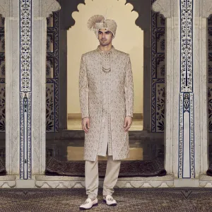 Refined Sandstone Beige Sherwani