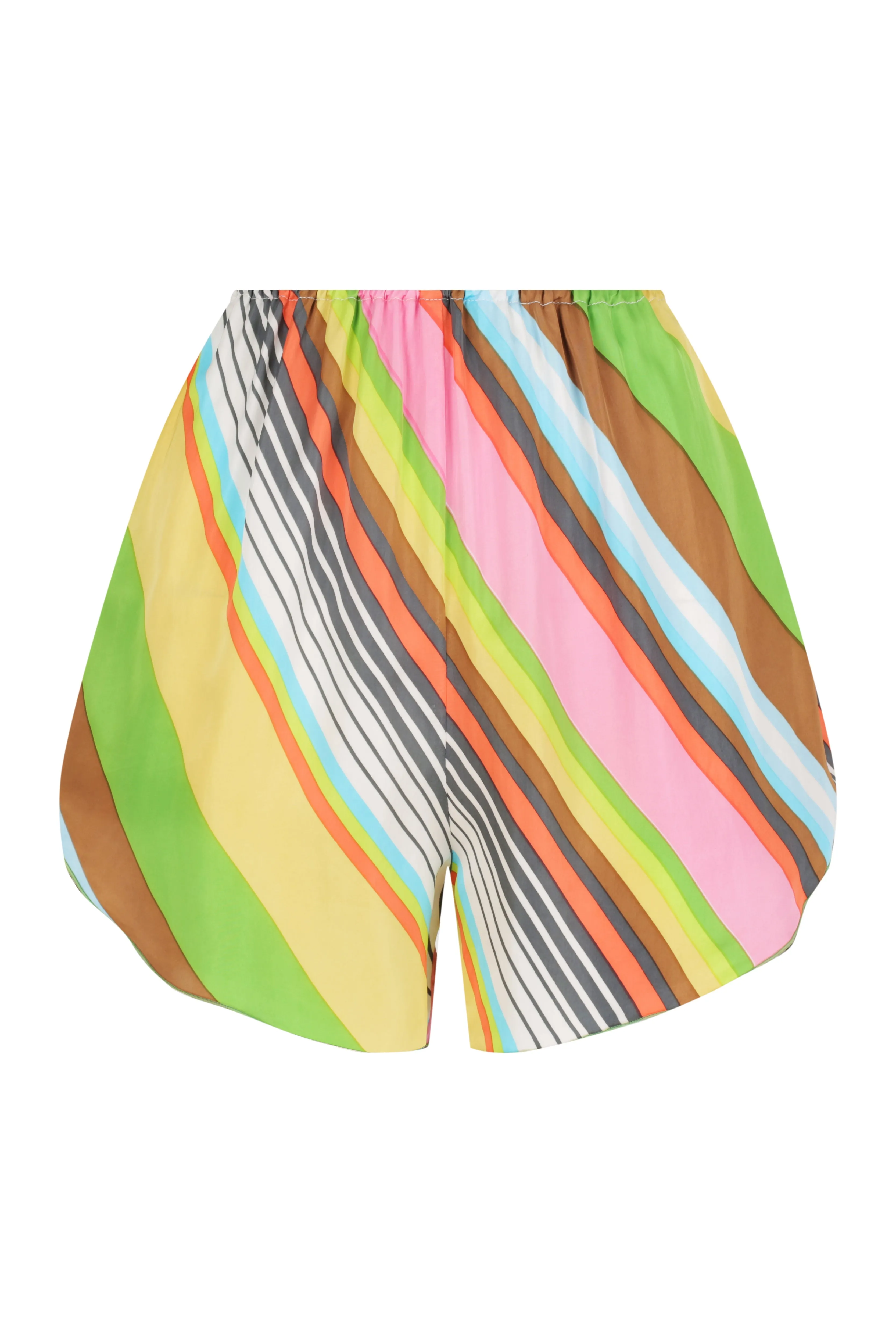 Ruffled Spaghetti Top | High Waisted Short