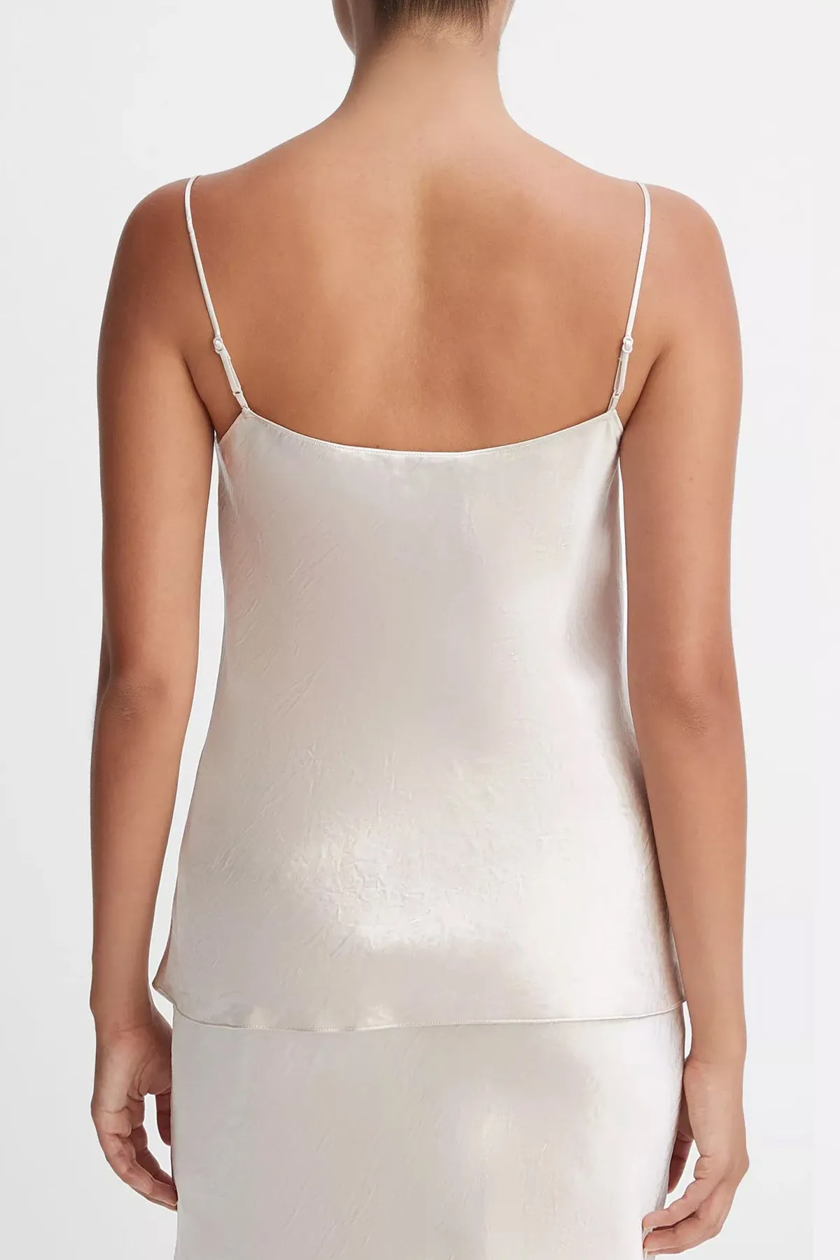 Satin Cami in Champagne